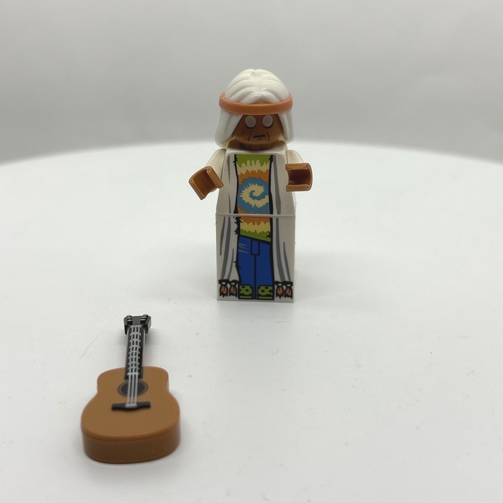 LEGO Movie Minifigure Vitruvius Hippie Singer 70809 70810 TieDye Musician Guitar - Picture 5 of 10